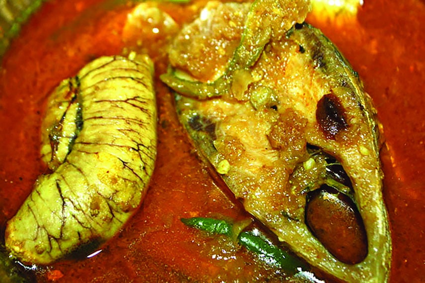 হাতেমাখা ইলিশ