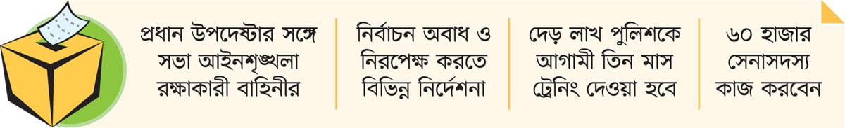 নির্বাচনের প্রস্তুতি সরকারের