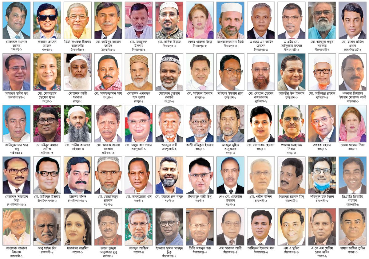 বিএনপির এমপি প্রার্থী হচ্ছেন যাঁরা