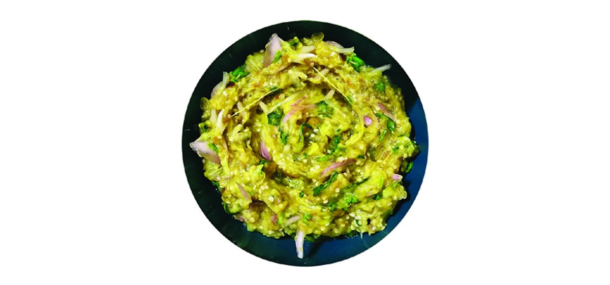 পোড়া পটোলের ভর্তা