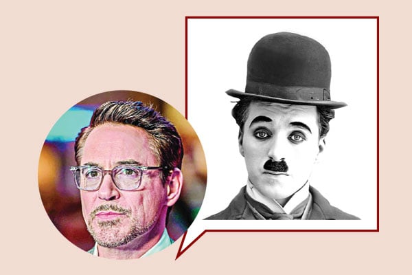 চার্লি চ্যাপলিন-রবার্ট ডাউনি