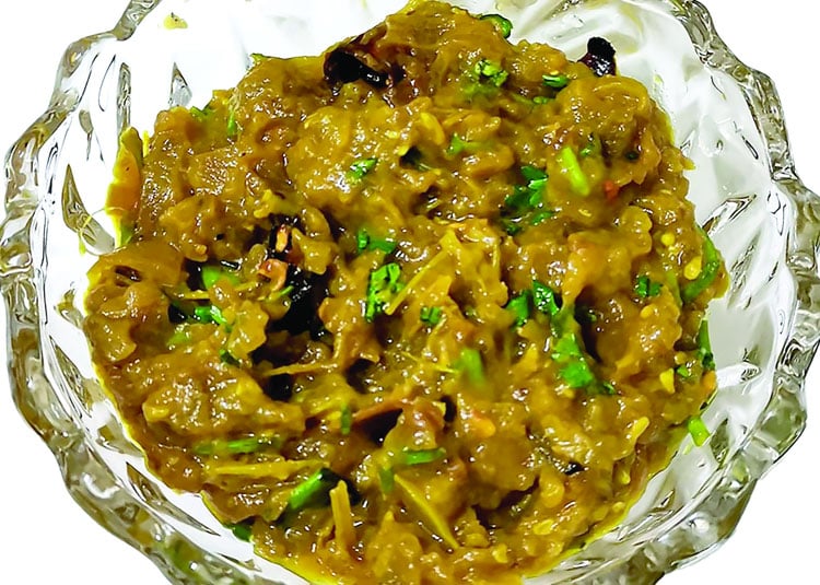 কাঁচকলা ভর্তা