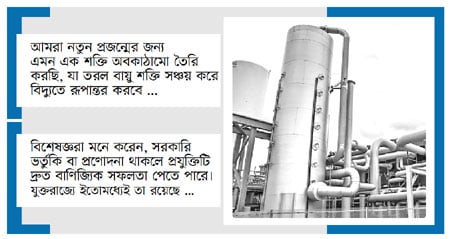 ‘তরল বায়ুপ্রযুক্তি’ হতে পারে জীবাশ্ম জ্বালানির বিকল্প