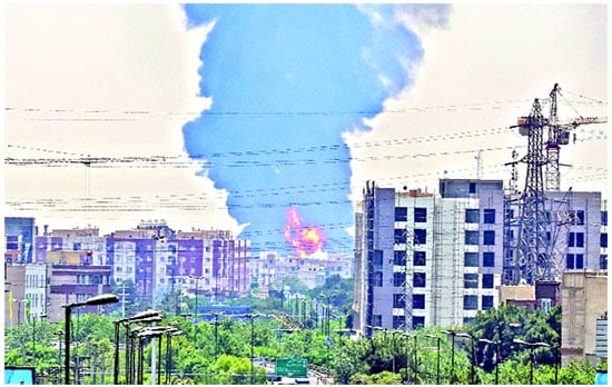 ইসরায়েলে ধ্বংসস্তূপ