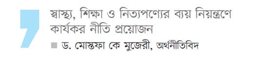 নিত্যপণ্যের খরচ