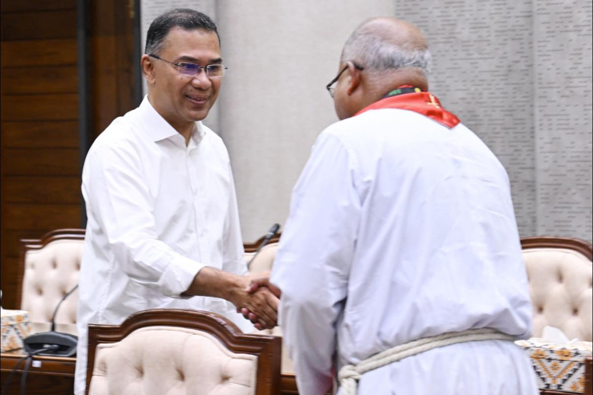 প্রোটেস্ট্যান্ট চার্চের নেতাদের সঙ্গে প্রধানমন্ত্রীর শুভেচ্ছা বিনিময়
